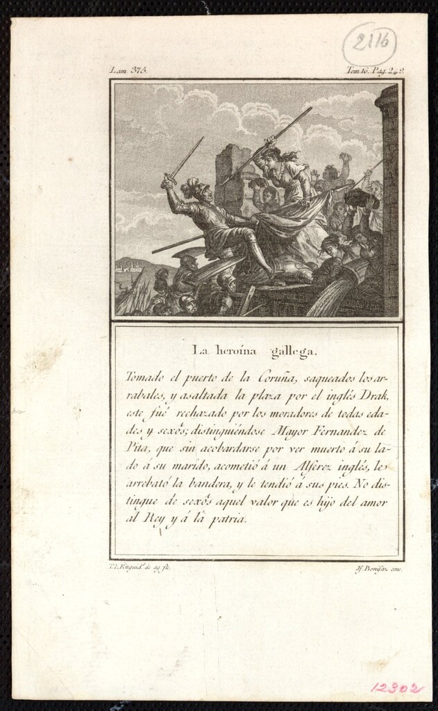 Miniatura de La heroína gallega