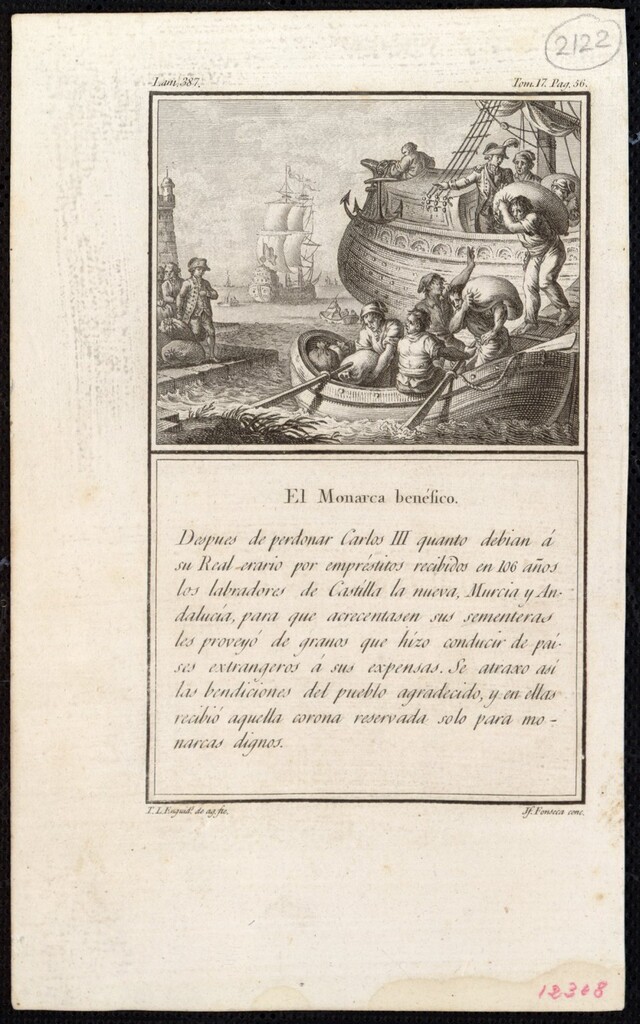 Miniatura de El monarca benéfico