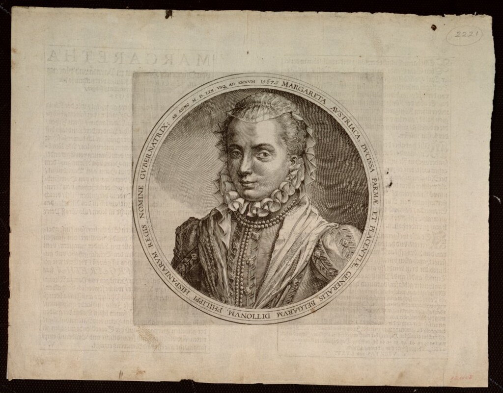 Miniatura de La Infanta Margarita de Austria