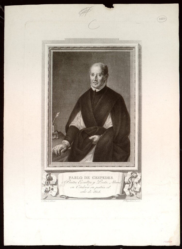 Miniatura de Pablo de Cespedes