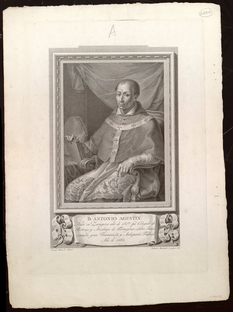 Miniatura de Don Antonio Agustín