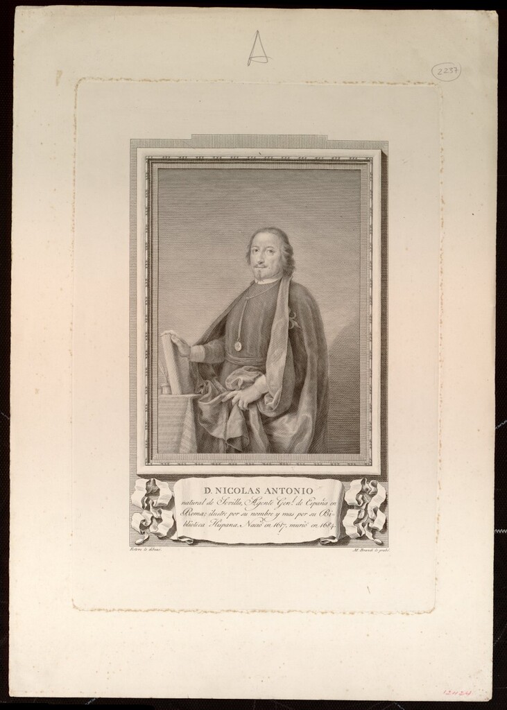 Miniatura de Don Nicolás Antonio