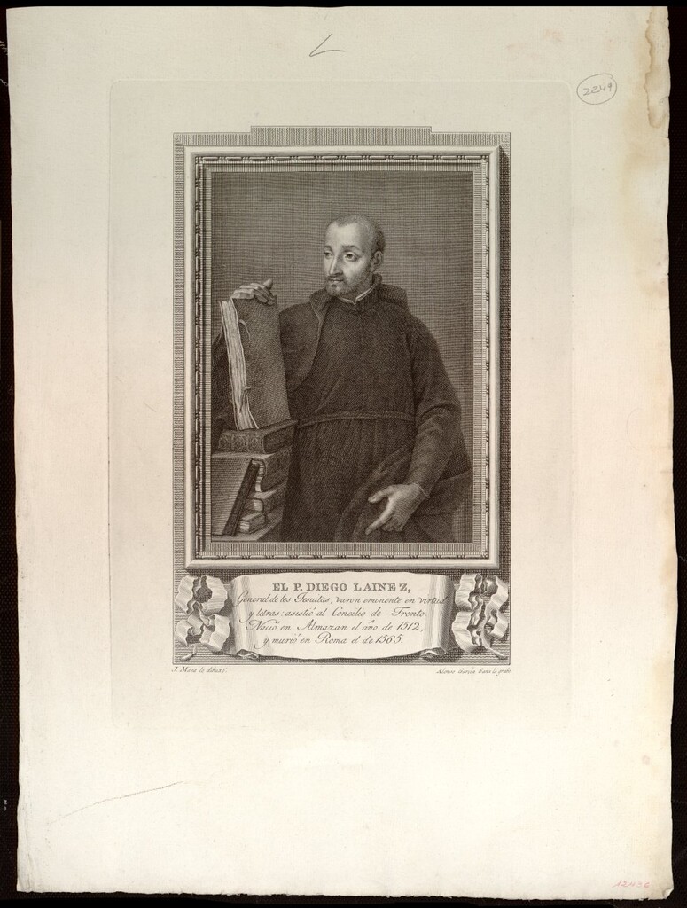 Miniatura de El P. Diego Laínez