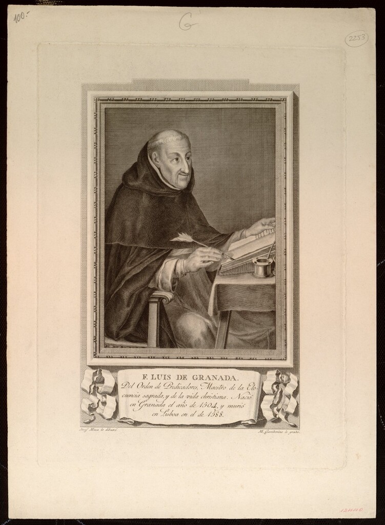 Miniatura de F. Luis de Granada