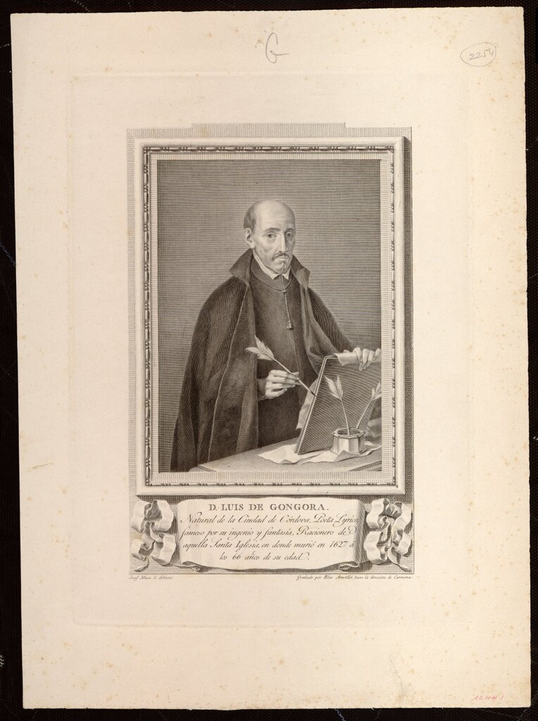 Miniatura de Don Luis de Góngora