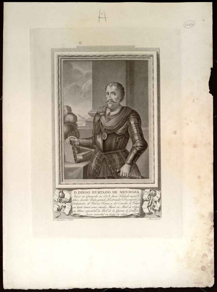 Miniatura de Don Diego Hurtado de Mendoza
