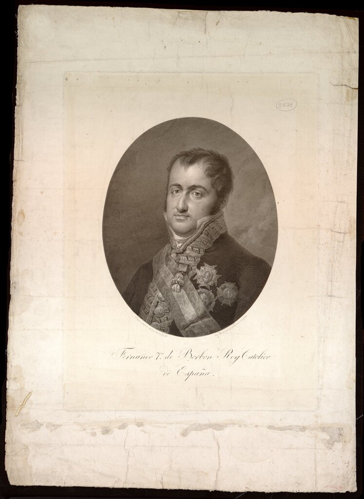 Miniatura de Retrato de Fernando VII