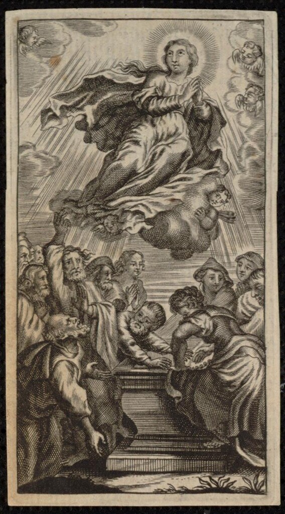 Miniatura de La Asunción de la Virgen