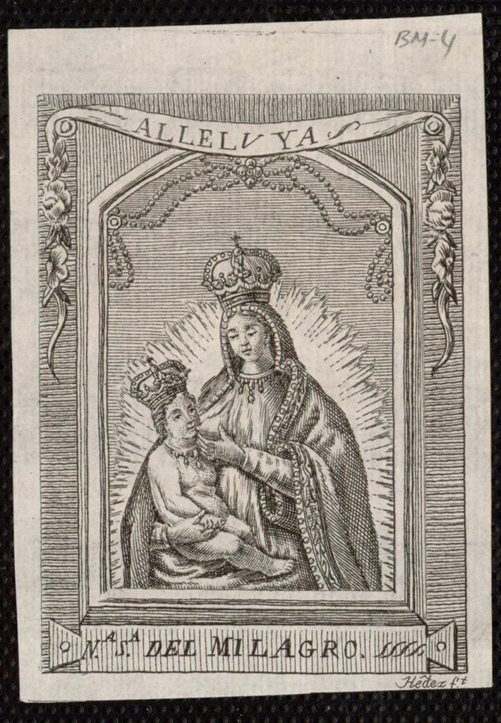 Miniatura de Nuestra Señora del Milagro