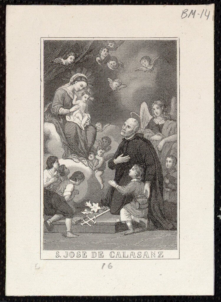 Miniatura de San José de Calasanz