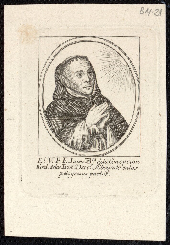 Miniatura de Juan Bautista de la Concepción