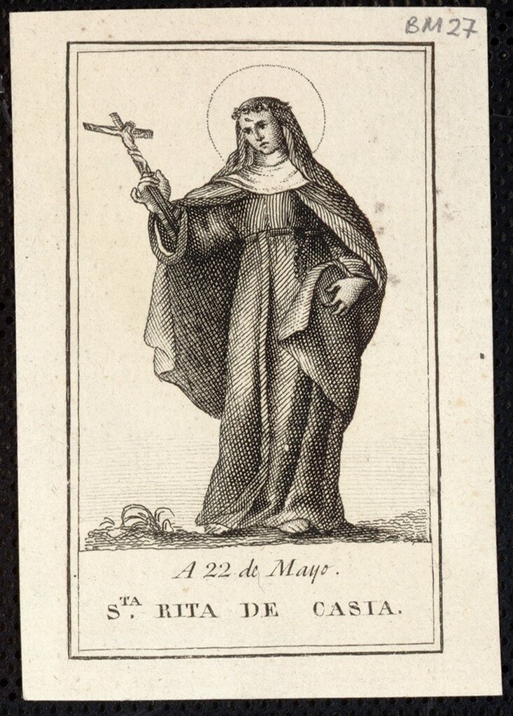 Miniatura de Santa Rita de Casia