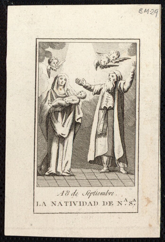 Miniatura de La Natividad de Nuestra Señora