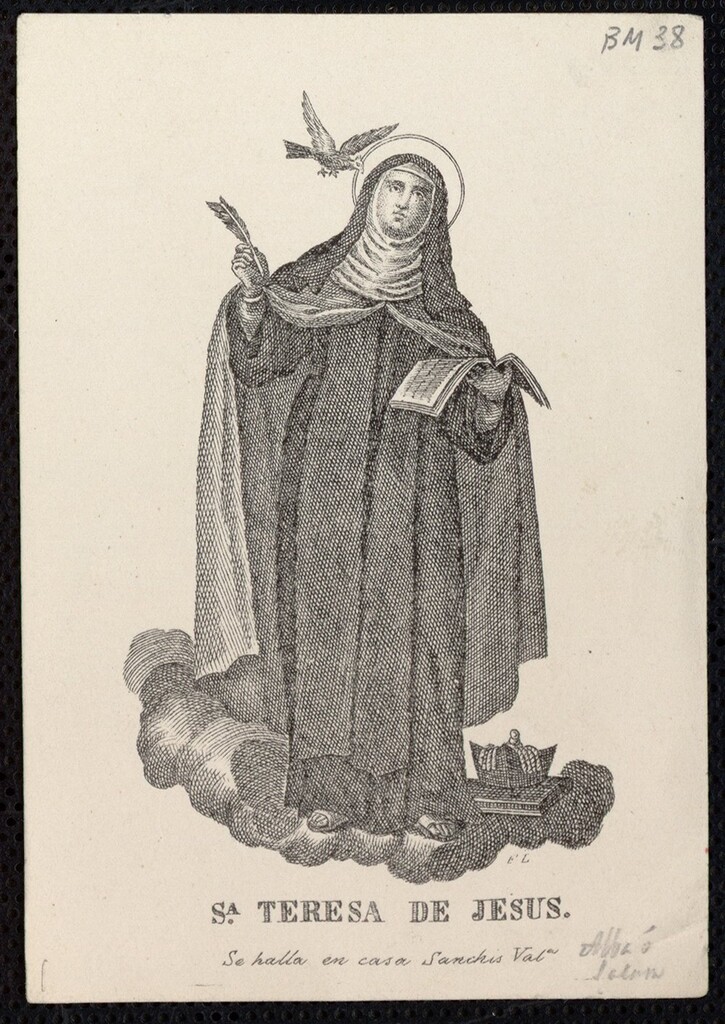 Miniatura de Santa Teresa de Jesús