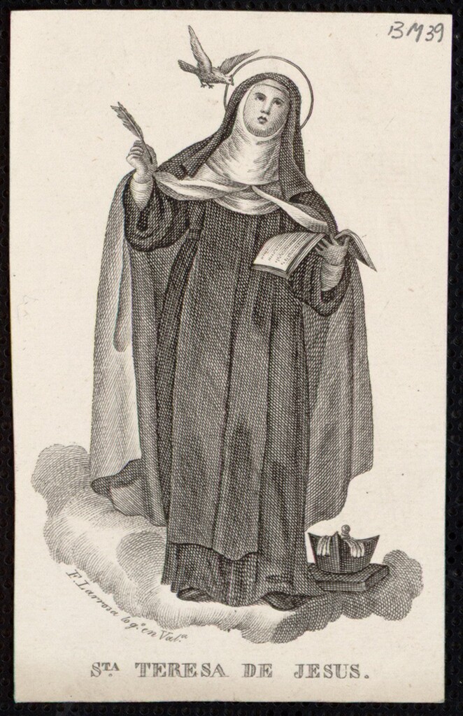 Miniatura de Santa Teresa de Jesús