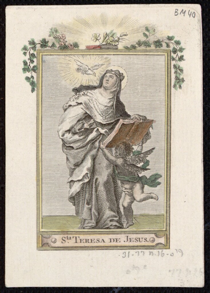 Miniatura de Santa Teresa de Jesús