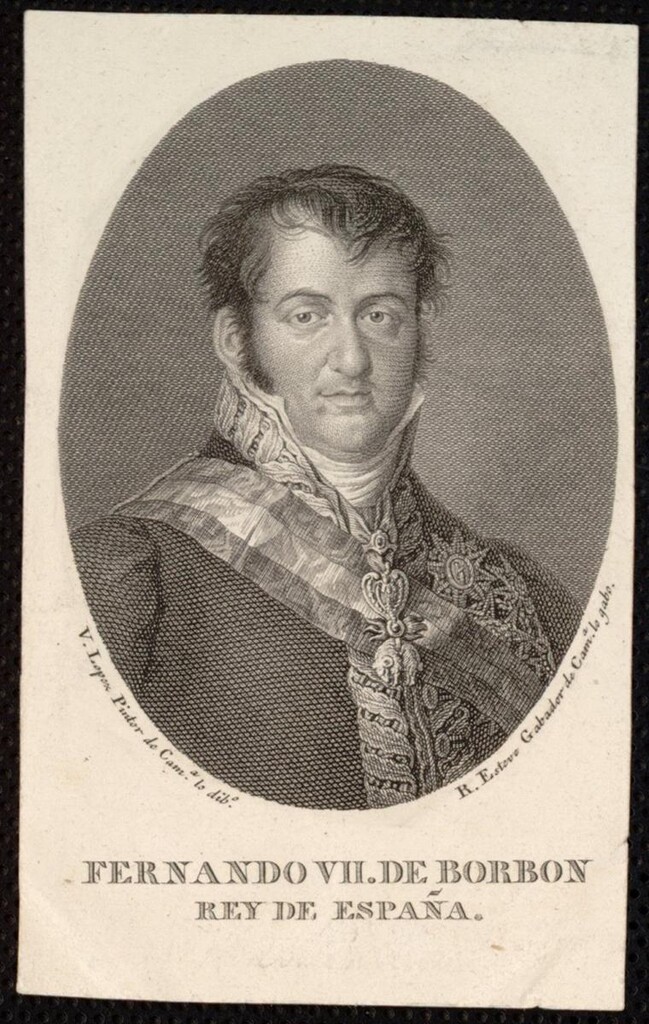 Miniatura de Retrato de Fernando VII