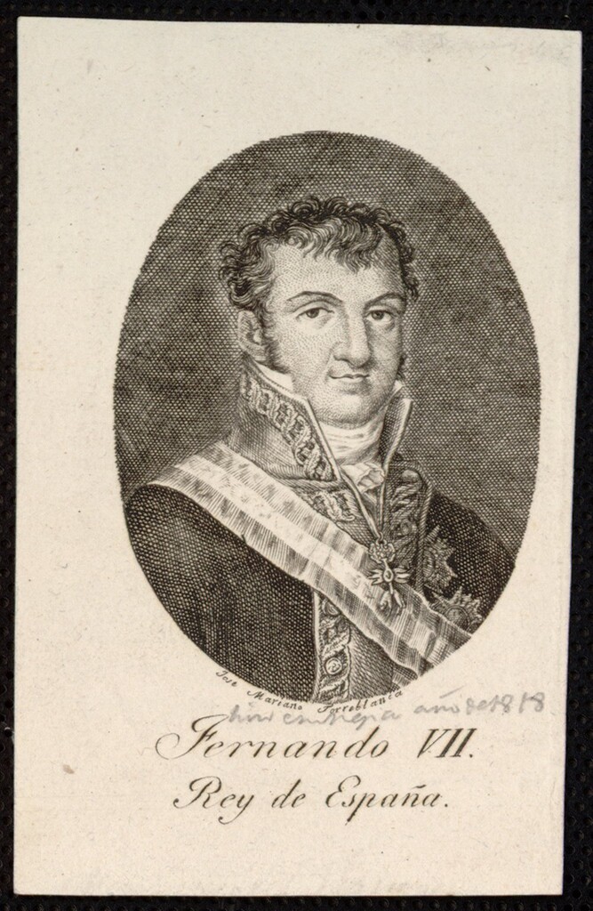 Miniatura de Fernando VII