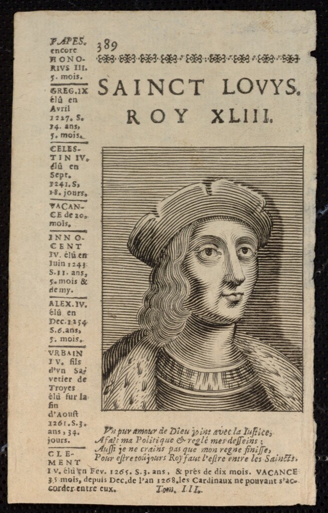 Miniatura de Saint Louys
