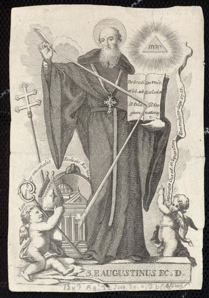 Miniatura de S.P. Augustinus EC. D.