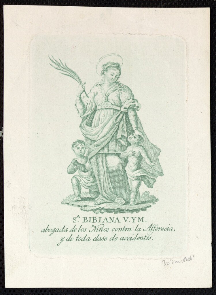 Miniatura de Santa Bibiana