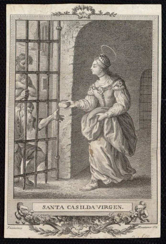 Miniatura de Santa Casilda Virgen