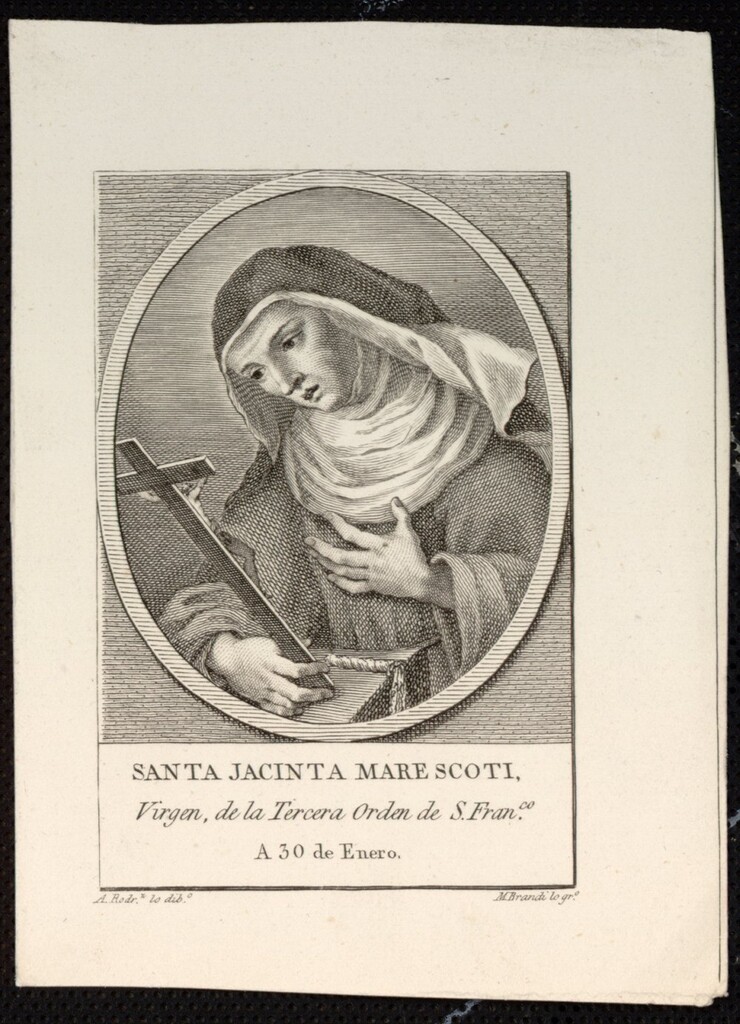 Miniatura de Santa Jacinta Marescoti