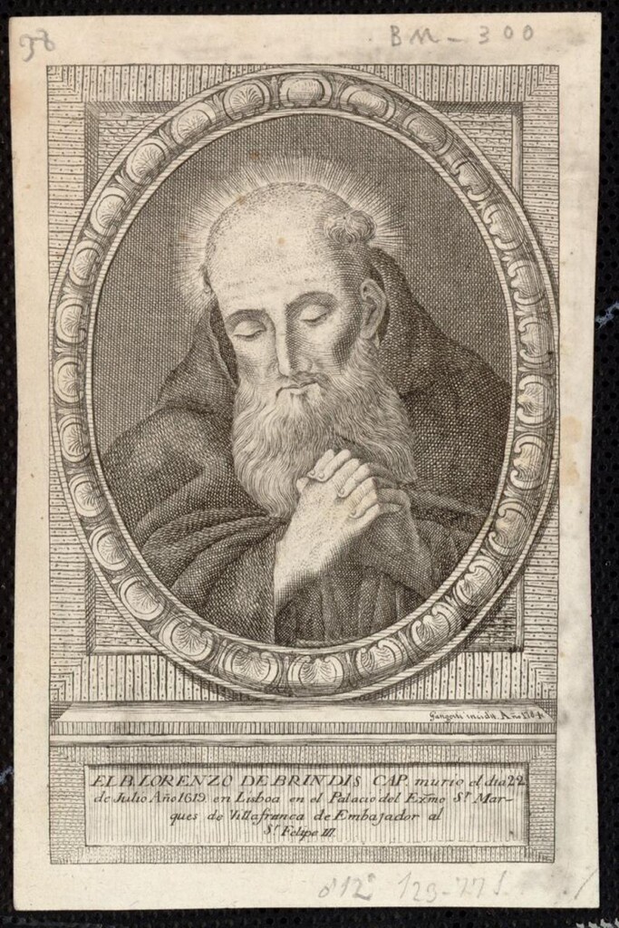 Miniatura de Beato Lorenzo de Brindis