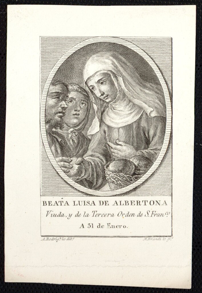 Miniatura de Beata Luisa de Albertona