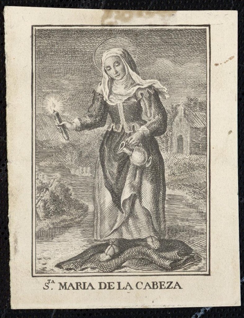 Miniatura de Santa María de la Cabeza