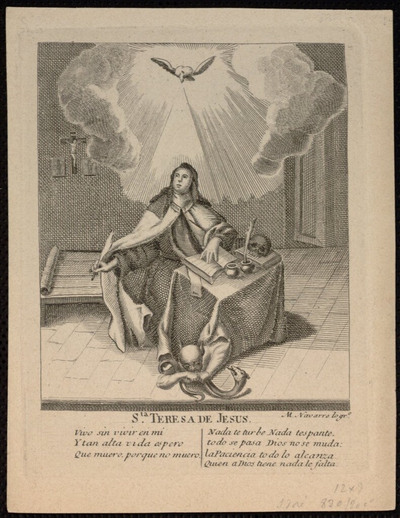 Miniatura de Santa Teresa de Jesús