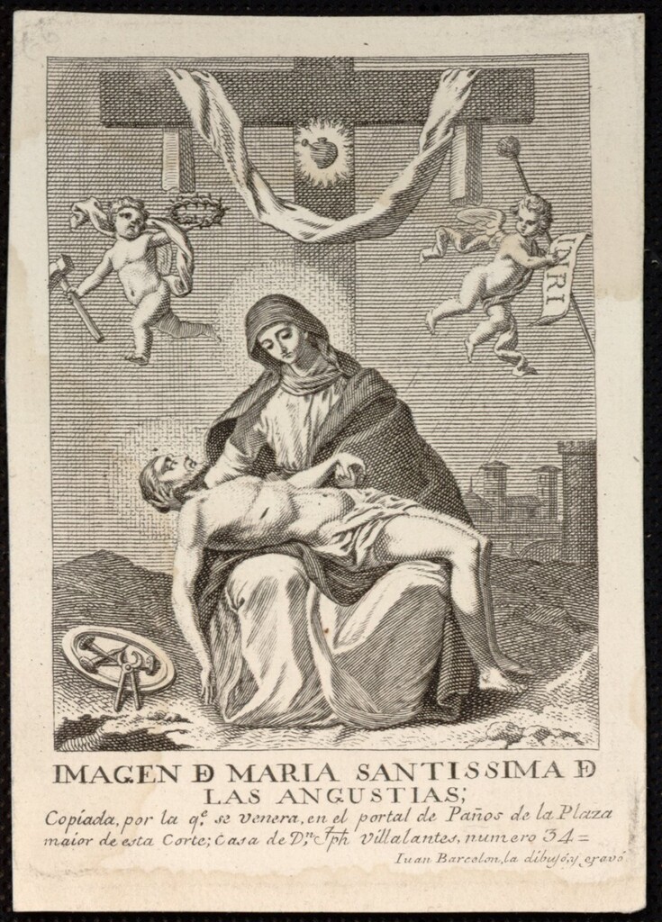 Miniatura de Maria Santisima de las Angustias
