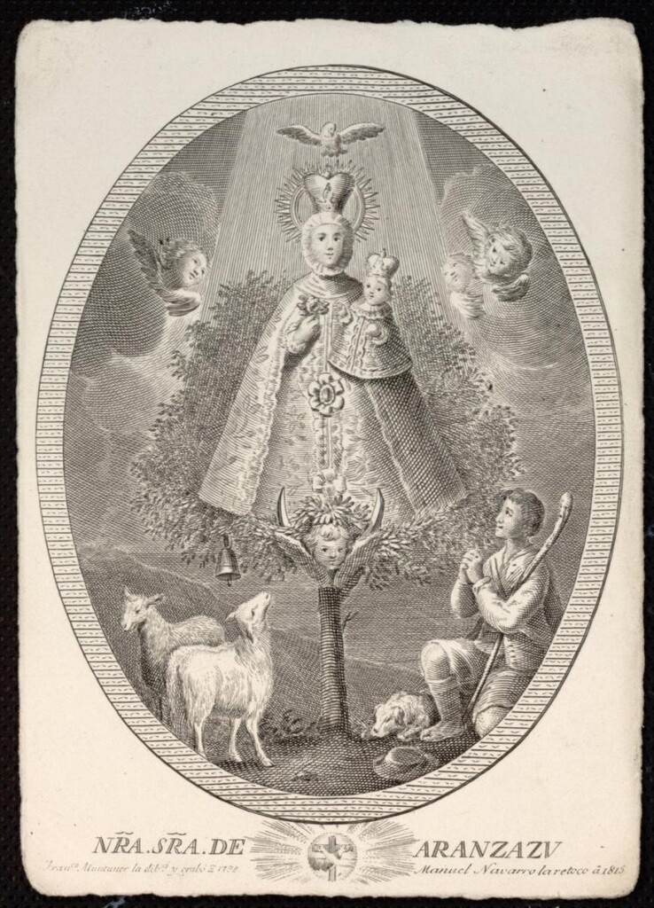 Miniatura de Nuestra Señora de Aranzazu