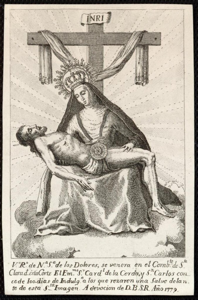Miniatura de Nuestra Señora de los Dolores