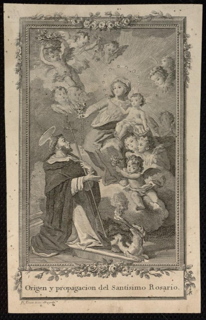 Miniatura de Origen y propagación del Santisimo Rosario