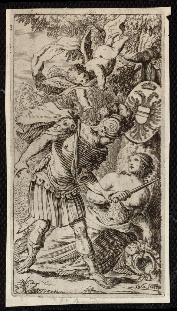 Miniatura de Ilustración de “La Armida” del Marqués de Santinelli