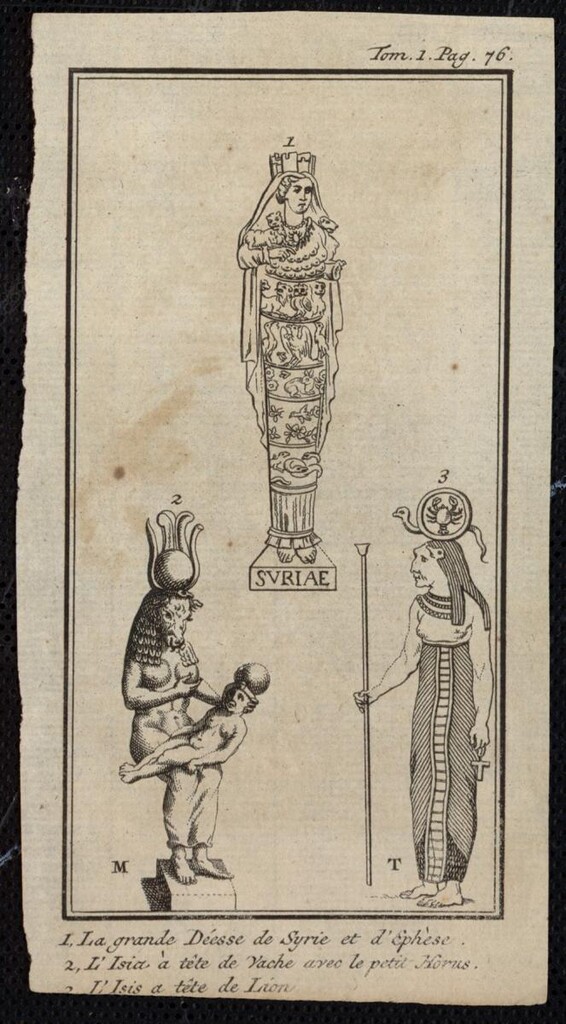 Miniatura de Deidades egipcias