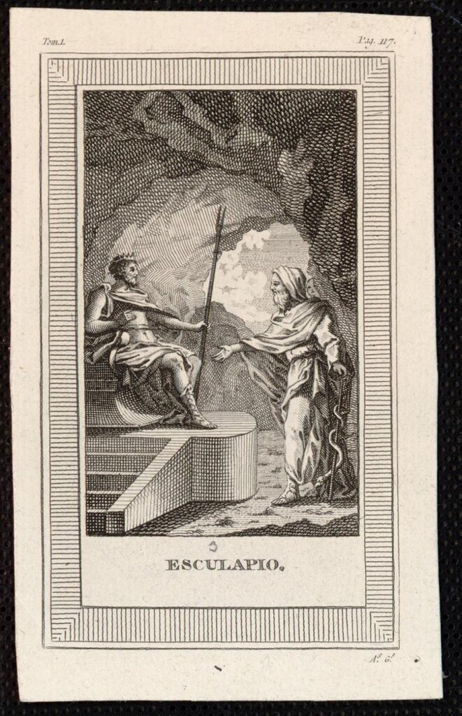 Miniatura de Esculapio