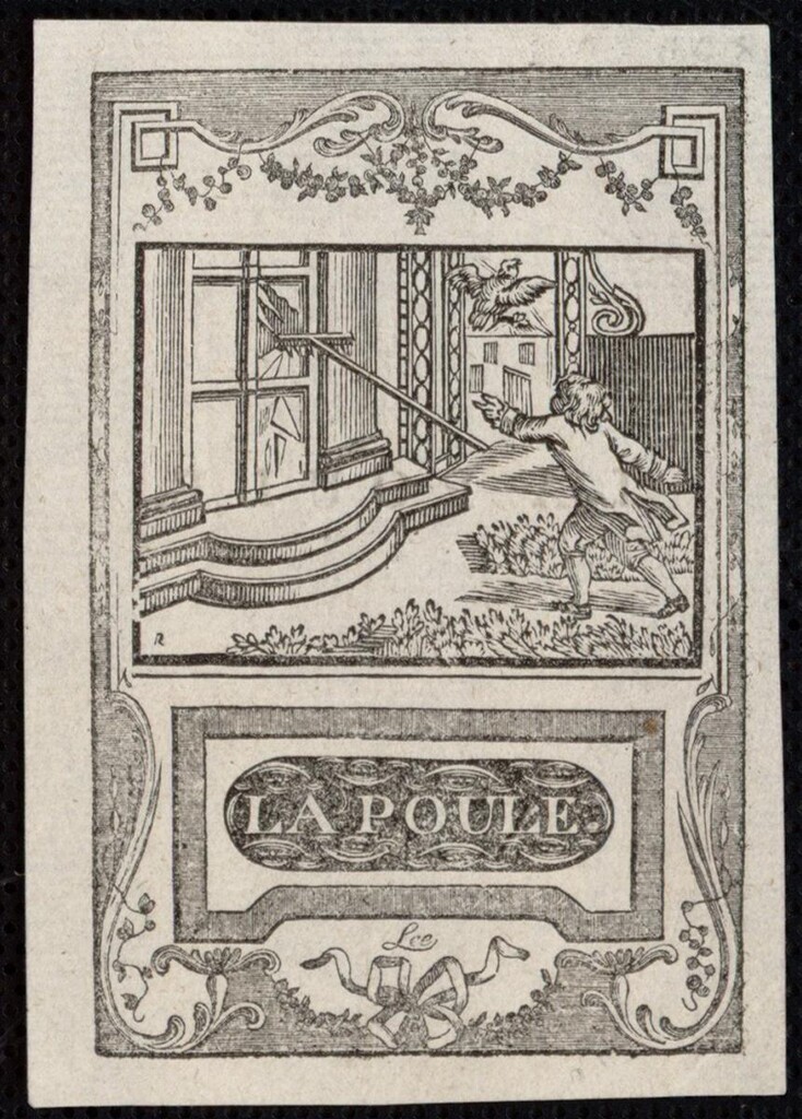 Miniatura de Frontispicio de “La poule”