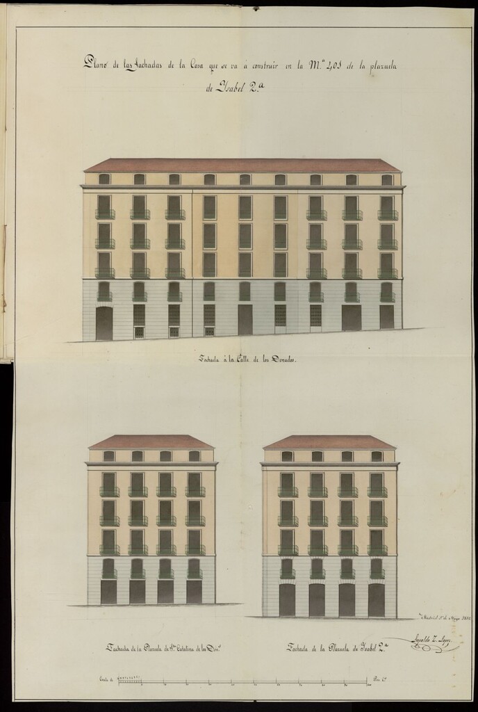 Miniatura de Licencia a D. Alejandro Soler y Durán, para construir Costanilla de los Ángeles