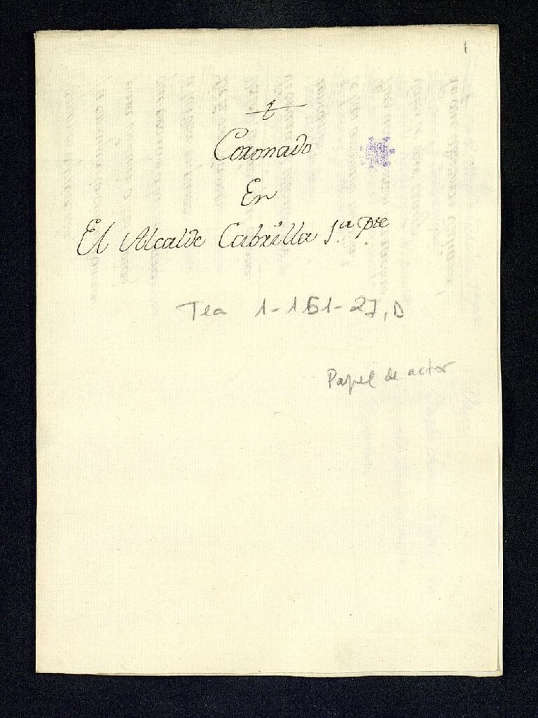 Miniatura de El alcalde cabrilla