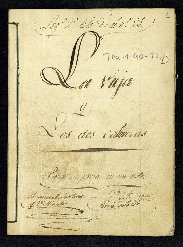 Miniatura de La vieja y los dos calaveras