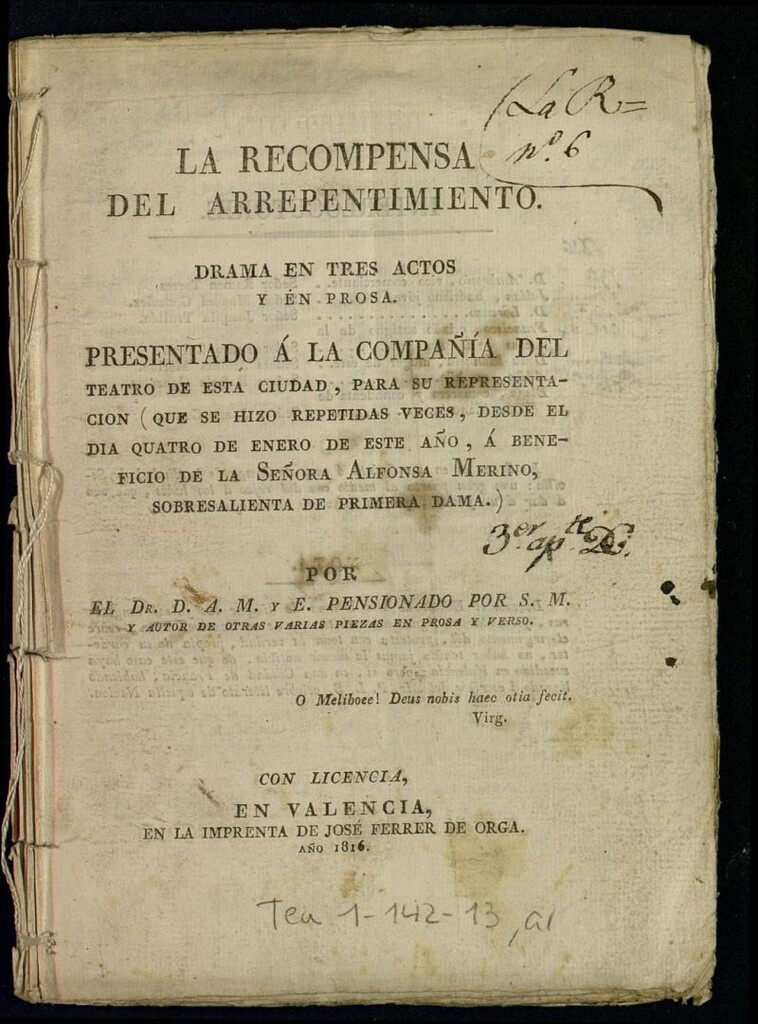 Miniatura de La Recompensa del Arrepentimiento