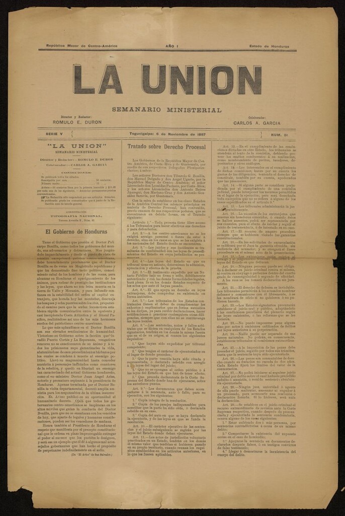 Miniatura de La Unión: Semanario ministerial del 6 de noviembre de 1897, nº 51