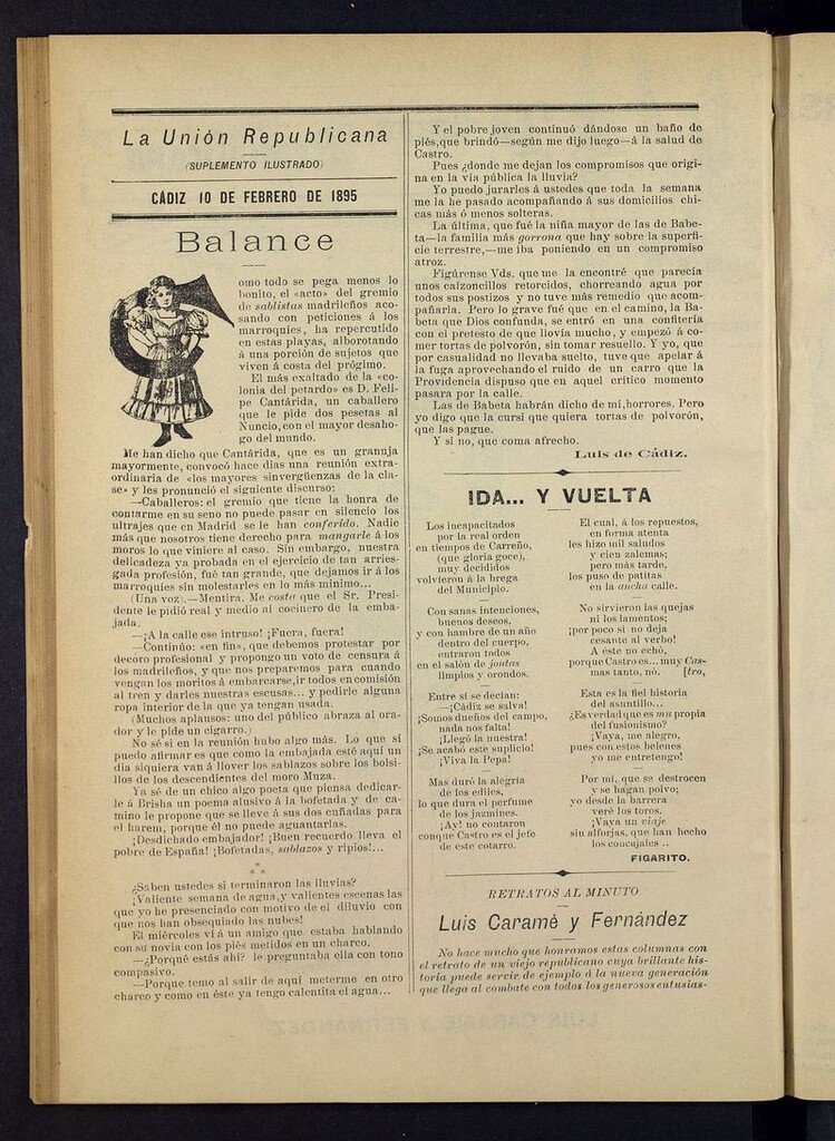 Miniatura de La Unión Republicana: suplemento ilustrado del 10 de febrero de 1895