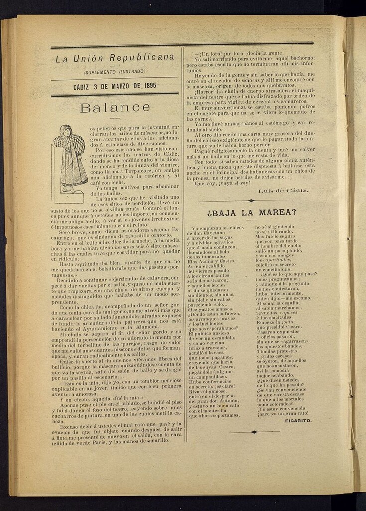 Miniatura de La Unión Republicana: suplemento ilustrado del 3 de marzo de 1895