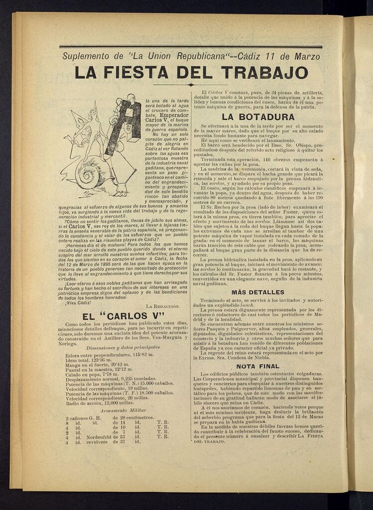 Miniatura de La Unión Republicana: suplemento ilustrado del 11 de marzo de 1895