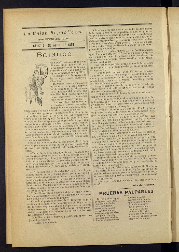 Miniatura de La Unión Republicana: suplemento ilustrado del 21 de abril de 1895