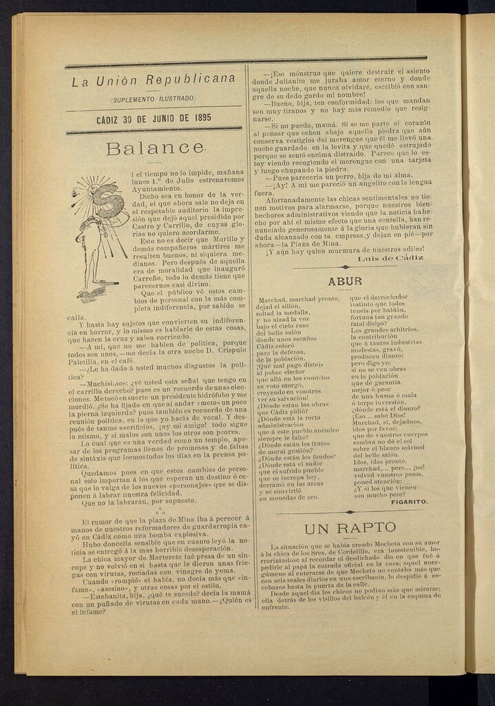 Miniatura de La Unión Republicana: suplemento ilustrado del 30 de junio de 1895