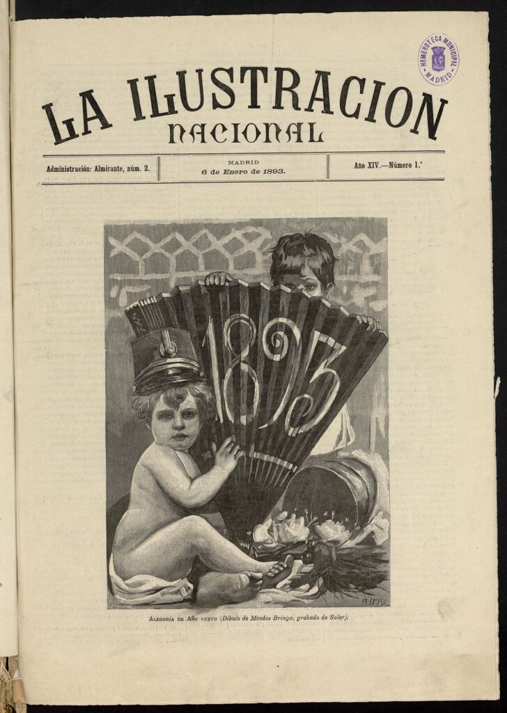 Miniatura de La Ilustración Nacional (Madrid, 1892) del 6 de enero de 1893